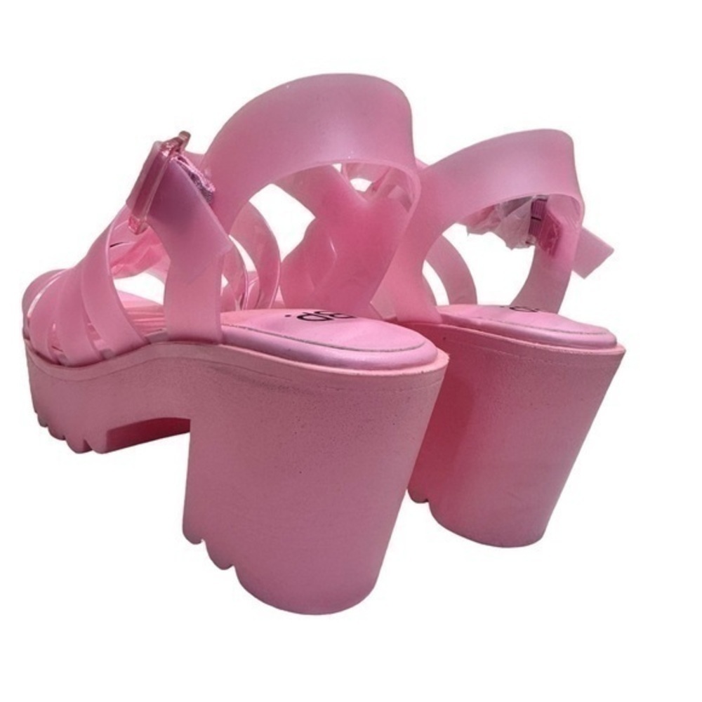 Bp Mazie Heeled Sandal In bubble gum pink - Picture 9 of 11